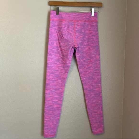 Ivivva By Lululemon Girls Full Length Pink & Purple Active Dance Leggings, 14 - Picture 4 of 7